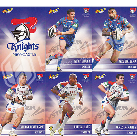 2012 Select Champions 85-96 Common Team Set Newcastle Knights