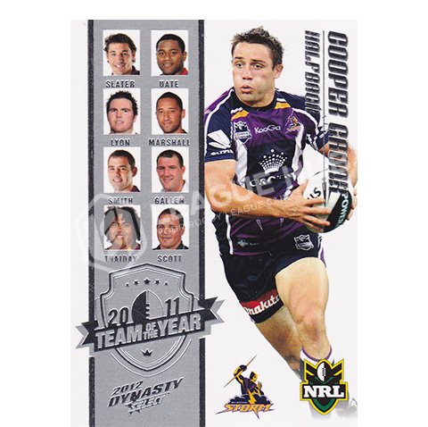 2012 Select Dynasty TY5 Team of the Year Cooper Cronk