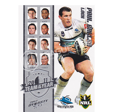 2012 Select Dynasty TY6 Team of the Year Cooper Paul Gallen