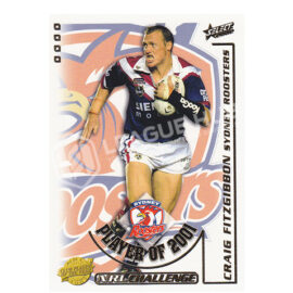 2002 Select NRL Challenge CP13 2001 Club Player of the Year Craig Fitzgibbon