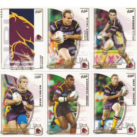 2002 Select NRL Challenge 39-50 Common Team Set Brisbane Broncos