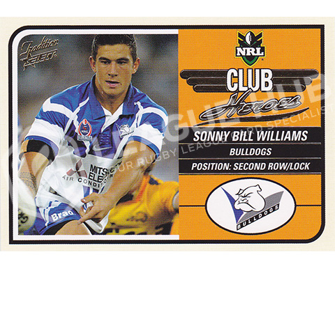 2005 Select Tradition CH2 Club Heroes Sonny Bill Williams