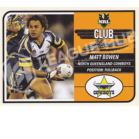 2005 Select Tradition CH8 Club Heroes Matthew Bowen