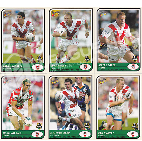 2005 Select Tradition 91-97 Common Team Set St George Dragons