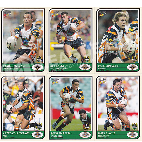2005 Select Tradition 127-135 Common Team Wests Tigers