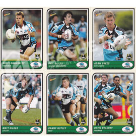 2005 Select Tradition 28-36 Common Team Set Cronulla Sharks