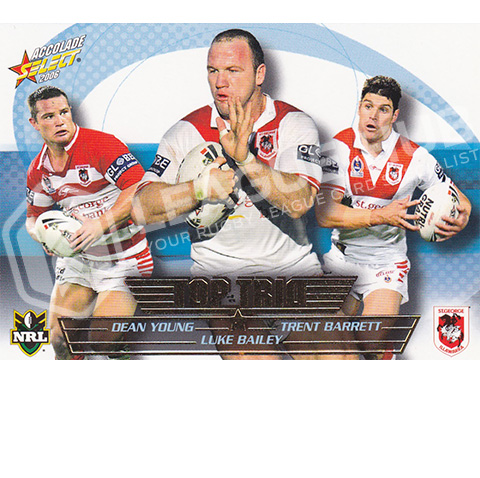 2006 Select Accolade TT11 Top Trio St George Dragons
