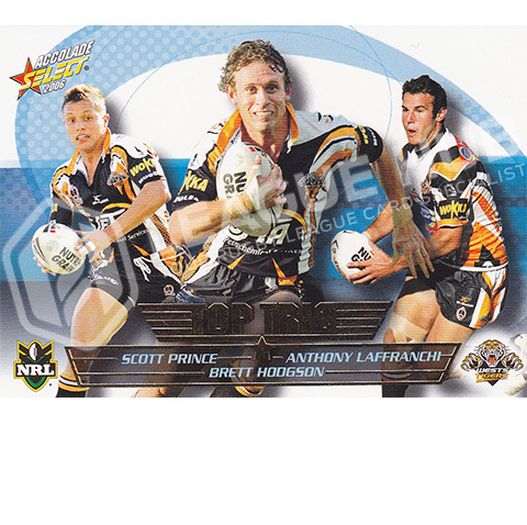 2006 Select Accolade TT15 Top Trio Wests Tigers
