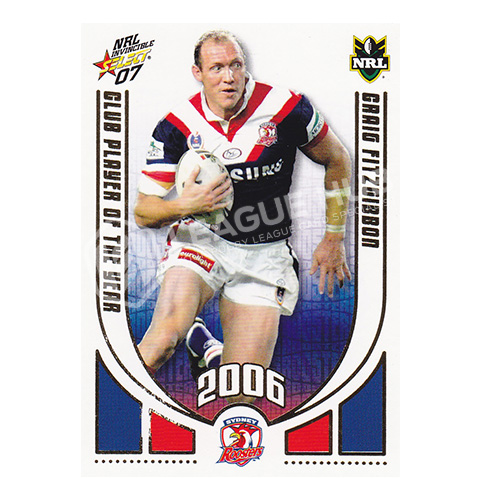 2007 Select Invincible CP13 2006 Club Player of the Year Craig Fitzgibbon