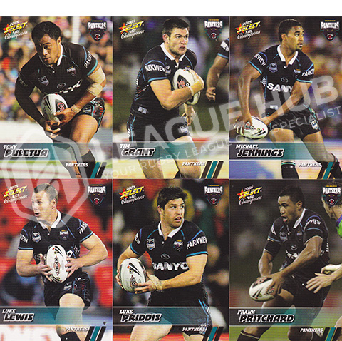 2008 Select Champions 124-135 Common Team Set Penrith Panthers