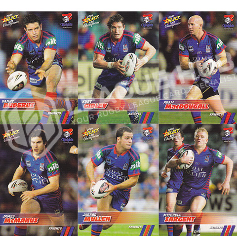 2008 Select Champions 88-99 Common Team Set Newcastle Knights