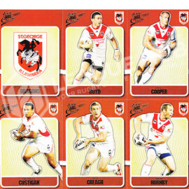 2009 Select Classic 136-147 Common Team Set St George Dragons