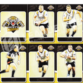 2009 Select Classic 184-195 Common Team Set Wests Tigers