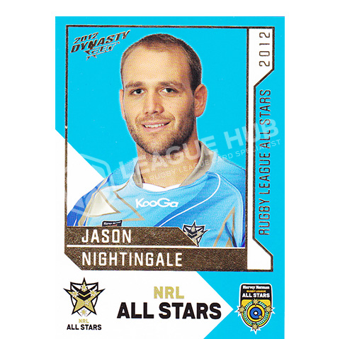 2012 Select Dynasty AS22 NRL All Stars Jason Nightingale