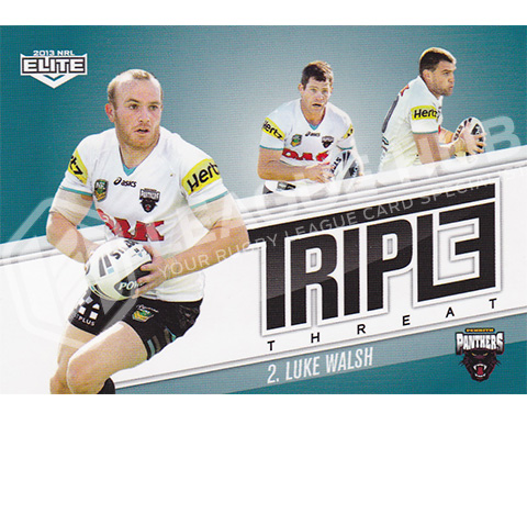 2013 ESP Elite TT29 Triple Threat Luke Walsh