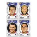 2006 Select Accolade FF61-FF70 Footy Faces Team Set Newcastle Knights
