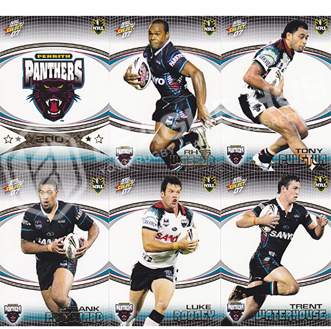2007 Select Invincible 124-135 Common Team Set Penrith Panthers
