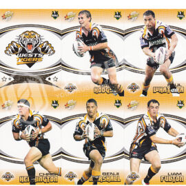 2007 Select Invincible 184-195 Common Team Set Wests Tigers