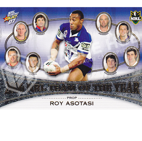 2007 Select Invincible TY6 2006 Team of the Year Roy Asotasi