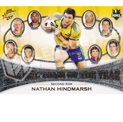 2007 Select Invincible T8 2006 Team of the Year Nathan Hindmarsh