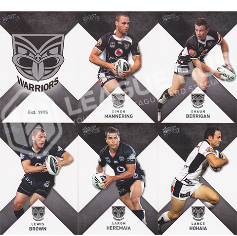 2011 Select Strike 173-184 Common Team Set New Zealand Warriors