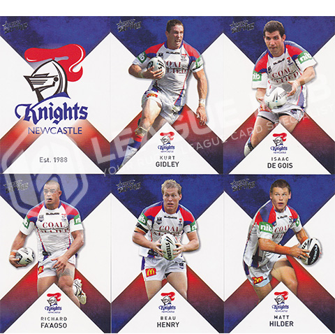 2011 Select Strike 89-100 Common Team Set Newcastle Knights