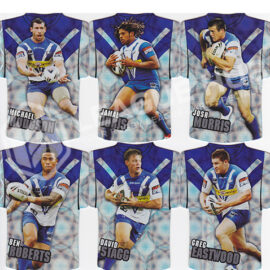 2009 Select Classic JDC7-JDC12 Jersey Die Cuts Team Set Canterbury Bulldogs