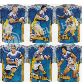 2009 Select Classic JDC25-JDC30 Jersey Die Cuts Team Set Gold Coast Titans