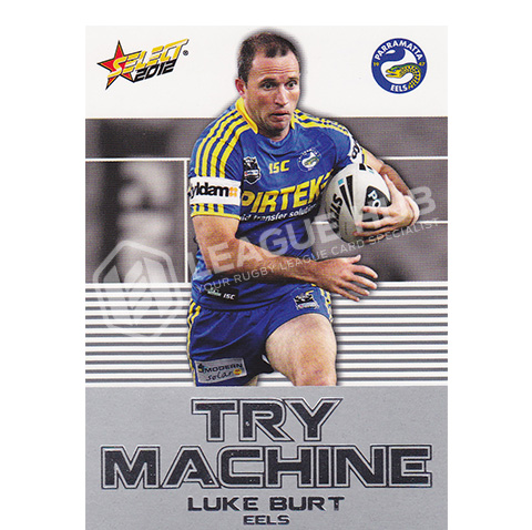 2012 Select Champions TM32 Try Machine Luke Burt