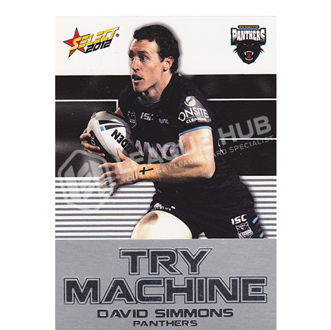 2012 Select Champions TM33 Try Machine David Simmons