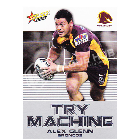 2012 Select Champions TM4 Try Machine Alex Glenn