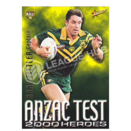 2000 Select NRL A2 ANZAC Test Heroes Brad Fittler