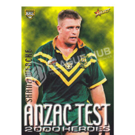2000 Select NRL A3 ANZAC Test Heroes Shane Webcke