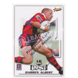 2001 Select Impact 29 Promotional Common Card Darren Albert