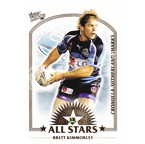 2006 Select Invincible AS4 All Stars Brett Kimmorley