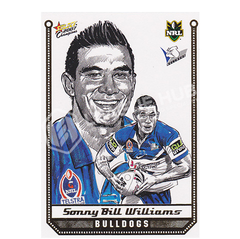 2007 Select Champions SK3 Sketch Card Sonny Bill Williams