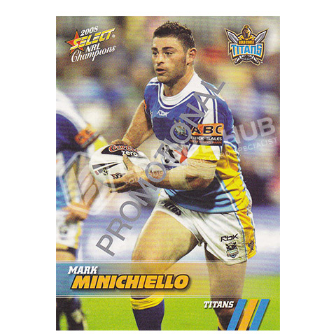 2008 Select Champions 61 Promotional Common Card Mark Minichiello