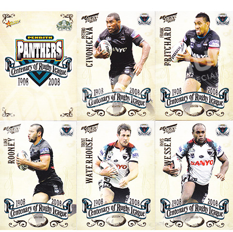 2008 Select Centenary Common Team Set Penrith Panthers