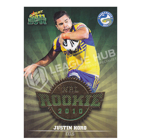 2011 Select Champions R38 NRL Rookie Justin Horo