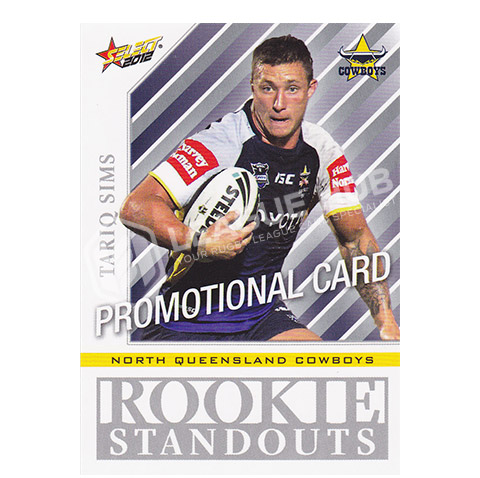 2012 Select Champions RS13 Rookie Standouts Promotional Card Tariq Sims