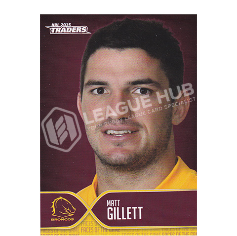 2015 ESP Traders FOTG1 Faces of the Game Matt Gillett
