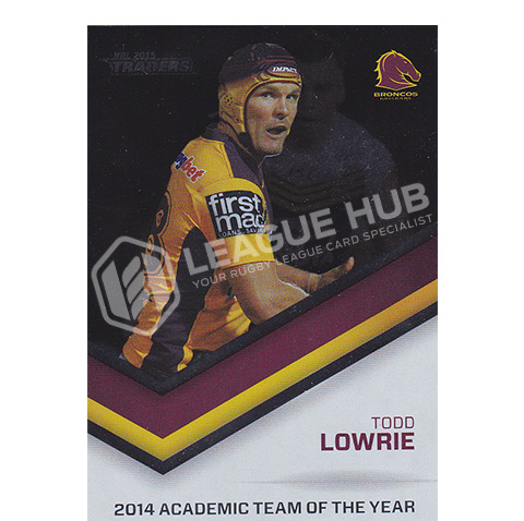 2015 ESP Traders STR31/45 Season to Remember Academic Team of the Year Todd Lowrie