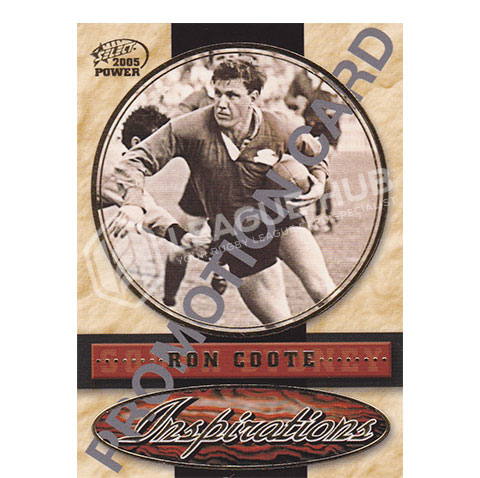 2005 Select Power I1 Promotional Card Inspirations Ron Coote