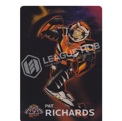 2015 ESP Traders PGH18 Galactic Heroes Pat Richards Album Card