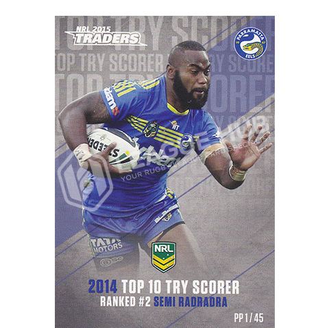 2015 ESP Traders PP1 Pieces of the Puzzle Semi Radradra