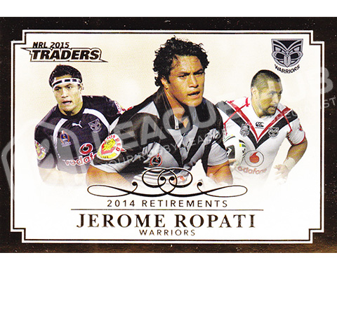 2015 ESP Traders R13 Retirements Jerome Ropati