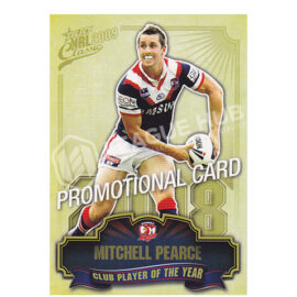 2009 Select Classic CP14 Promotional Card 2008 Club Player of the Year Mitchell Pearce
