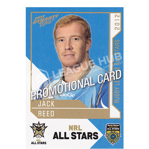 2012 Select Dynasty AS23 Promotional Card NRL All Stars Jack Reed