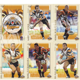 2003 Select XL 170-181 Common Team Set Wests Tigers