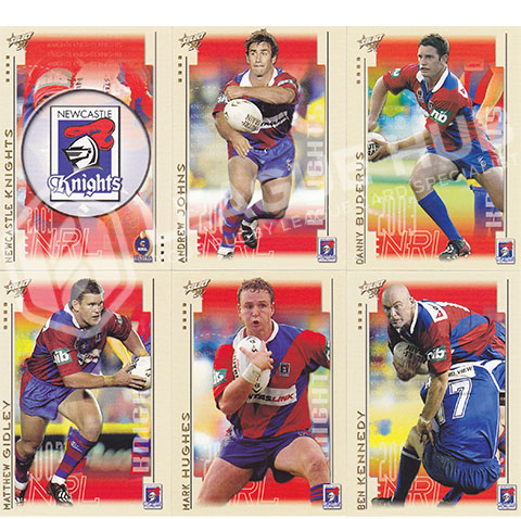 2003 Select XL 51-62 Common Team Set Newcastle Knights